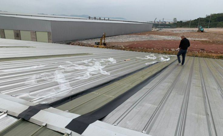 饶平厂房屋面防水维修案例